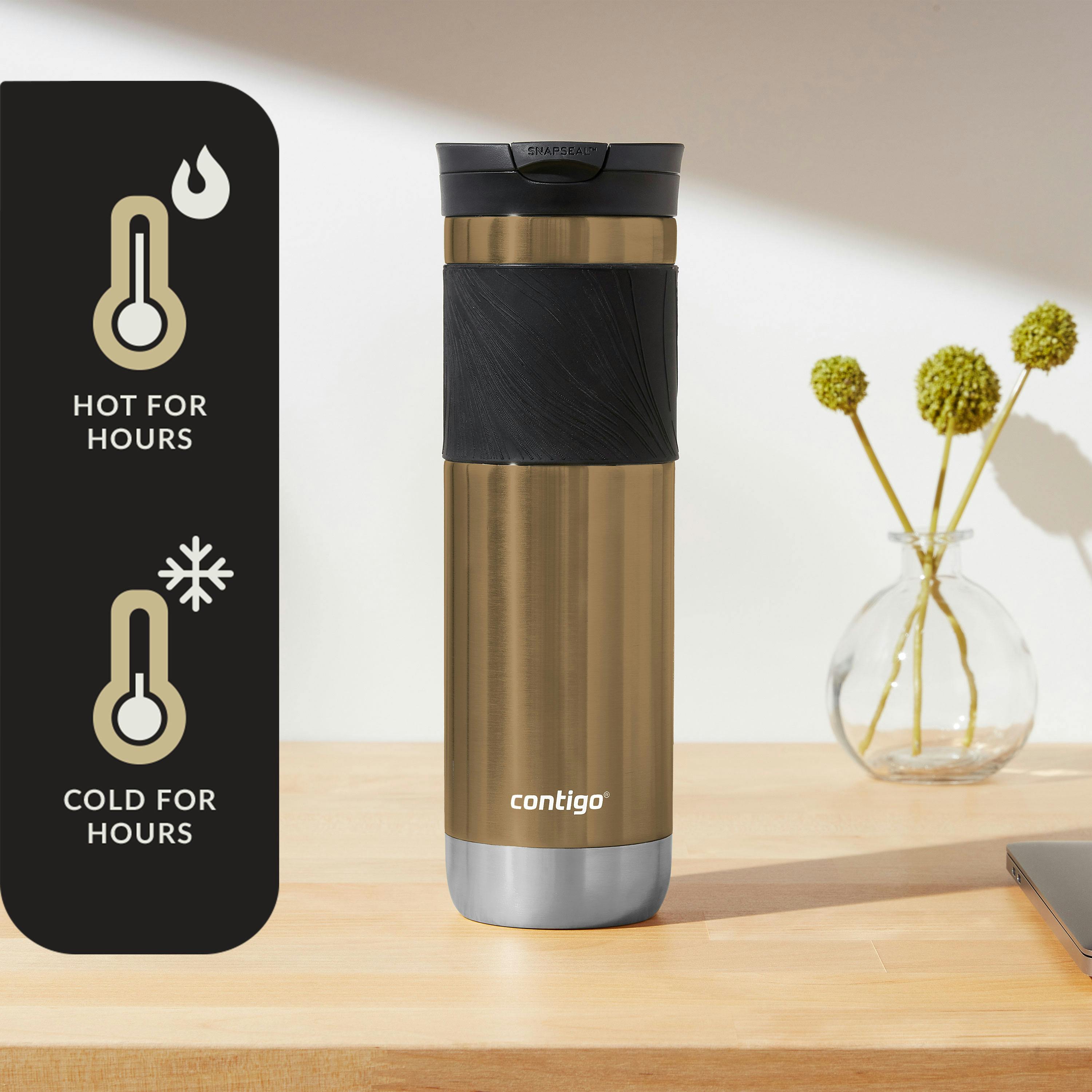 Contigo® Byron 2.0 Stainless Steel Travel Mug with SNAPSEAL™ Lid and Grip, 24oz