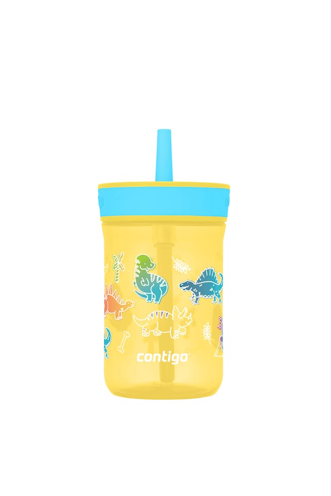 Kids’ Leighton Straw Tumbler with Spill-Proof Leak-Proof Lid, 14oz S1